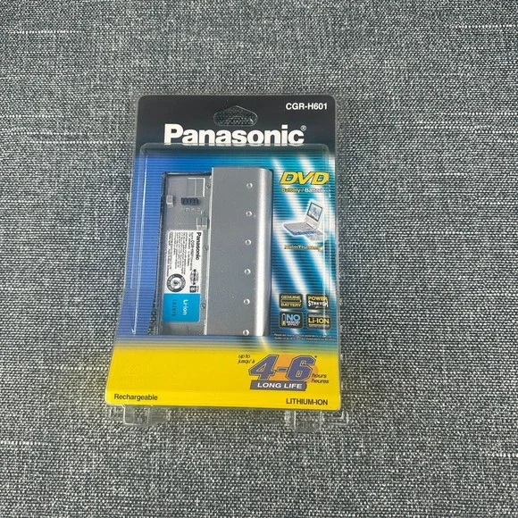 Panasonic‎ CGR-H601 Portable DVD Battery For DVD-LV57, DVD-LV57PP, DVD-LV50 NEW