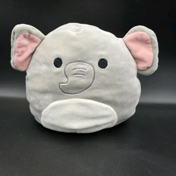 Kellytoy Squishmallows Mila‎ Elephant Plush Gray 8