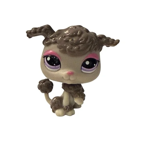 Littlest Pet Shop LPS G2 #280 Gray Valentine Poodle Target Exclusive Authentic