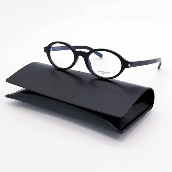 NEW SAINT LAURENT SL 751 JEANNE OPT 001 ROUND BLACK SL751 001 WOMEN EYEGLASSES
