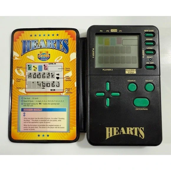 Radio Shack HEARTS Handheld Electronic Game‎ #60-2667 NEED NEW BATTERIES