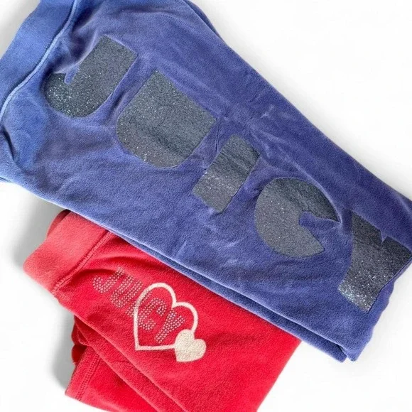 Y2K 2000s style Juicy Couture bundle‎ of two childrens size bottoms