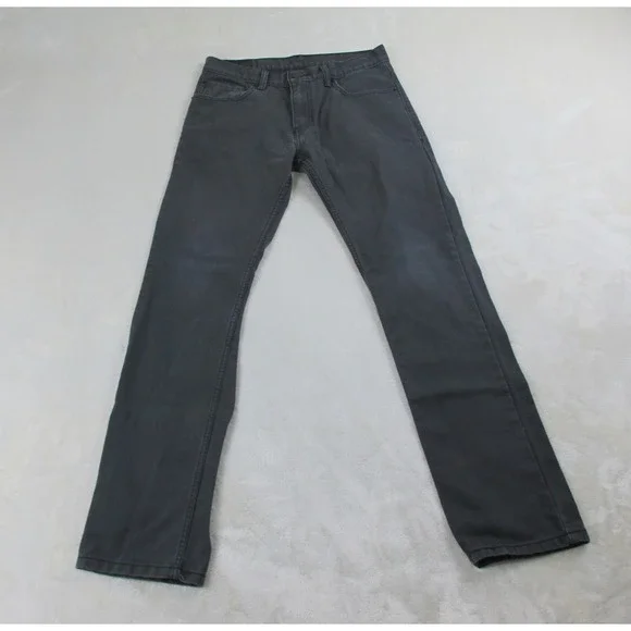 Levi's 511 Pants Boys 18 Regular Gray Denim Jeans Skinny Pockets Youth Kid 29X29