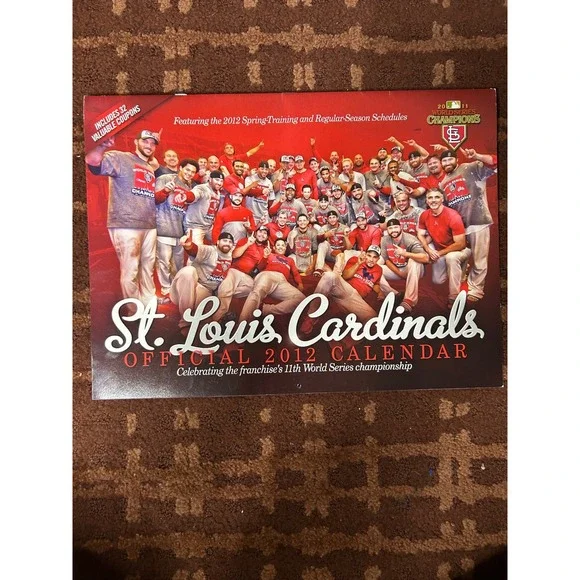 St. Louis Cardinals 2012 World Series Champions Official Calendar‎