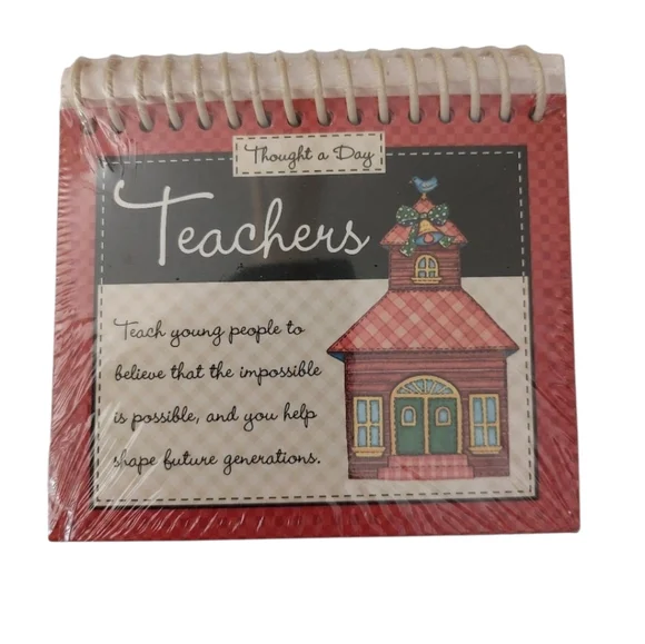Vintage Teachers Thought of the Day Calendar NEW In Package