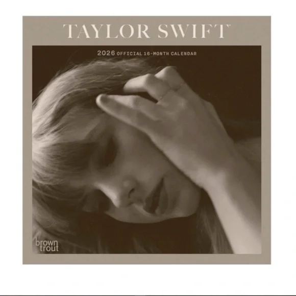 Taylor Swift OFFICIAL 2026 7 x 14 Inch Hanging Monthly Wall Calendar new sealed