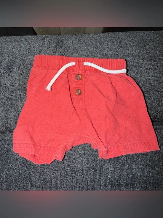 Carter's 9 month shorts boy girl Pull-On Shorts with White Drawstring