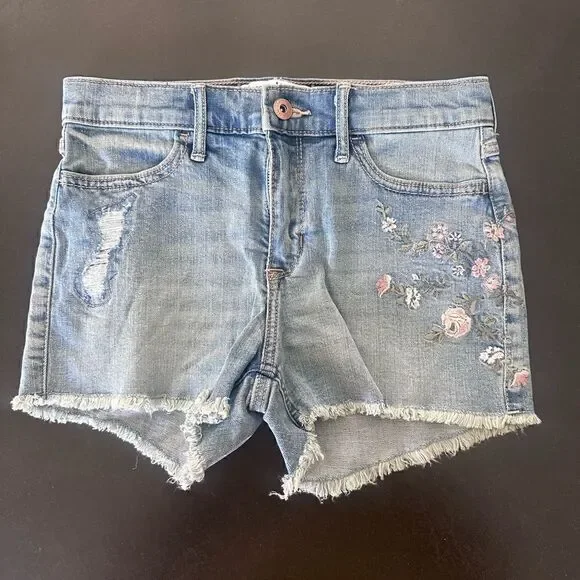 Abercrombie Kids High Rise Shortie Shorts