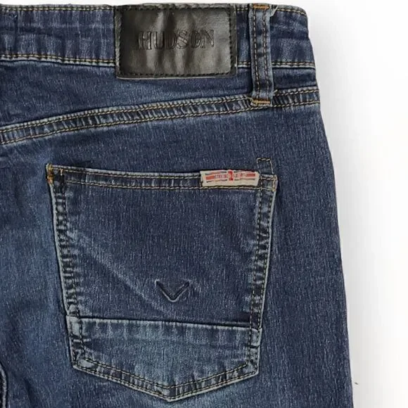 Hudson Mid Rise Straight Leg Ankle Jeans Girls Sz 14
