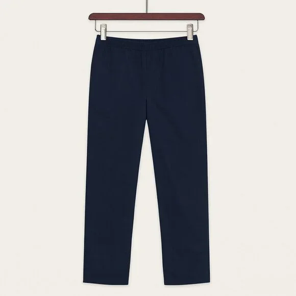 Kids Classic Navy Straight Leg Pants Minimalist Everyday Size 9-10 Lefties