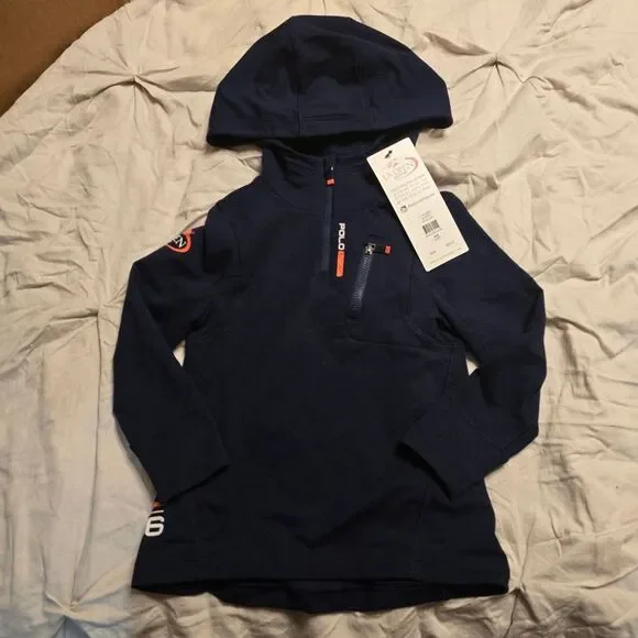 Polo Ralph Lauren Navy Hoodie US Open 2016 Tennis Nwt Size 3T