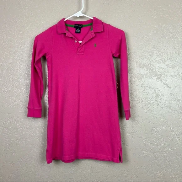Ralph Lauren Kids Fuchsia Long Sleeve‎ Polo