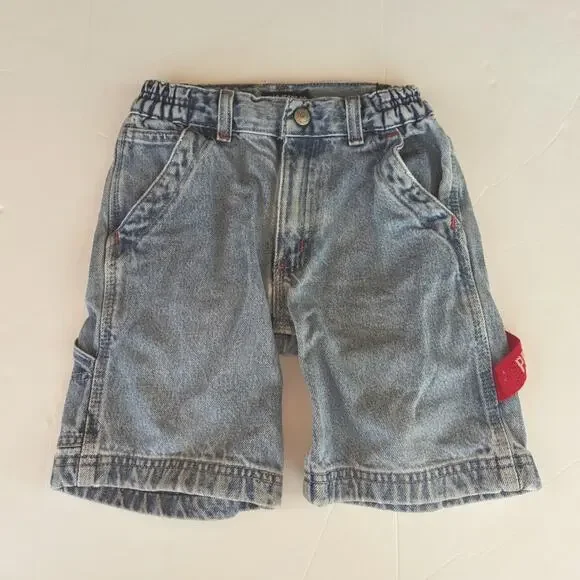 Vtg 90s Polo Jeans Ralph Lauren Shorts 5 Denim Bermuda Knee