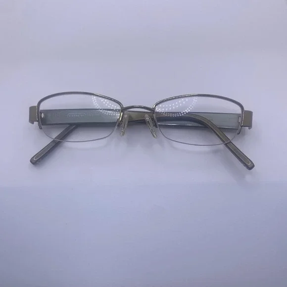 Coach Eyeglasses Women FRAME ONLY Laverne Half Rim 48-18-135 Olive Green 794