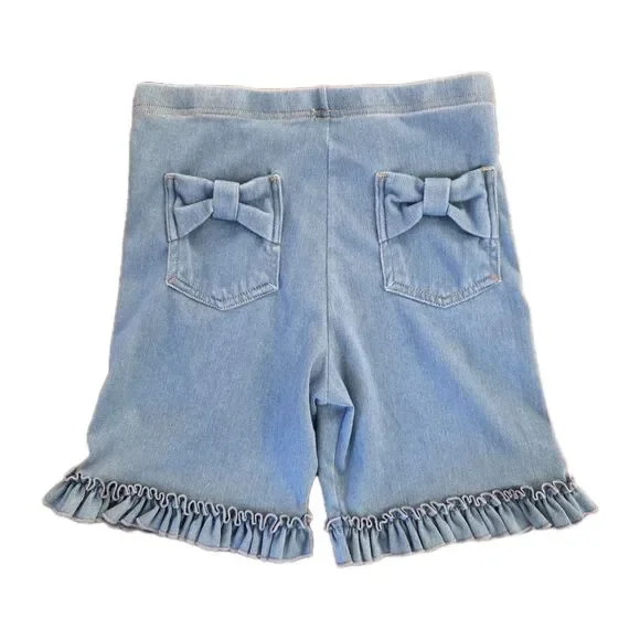 matilda jane girls size 14 Jegging Shorties Jorties Denim Look Bike Shorts