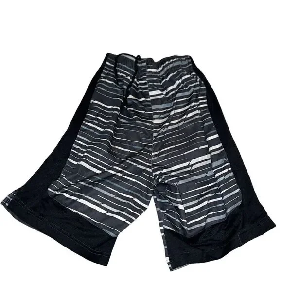 Nike Drifit black, grey and white basketball‎ shorts youth size small