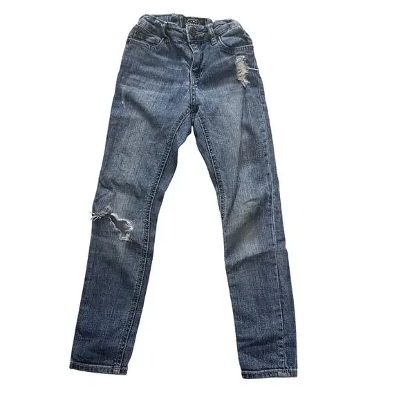 Girl's Lucky Skinny Distressed Jeans Zoe Jeggings Size 7
