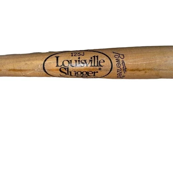 Vintage‎ BRAD HOLLOWAY Powerized Louisville Slugger 125J Wood Baseball Bat