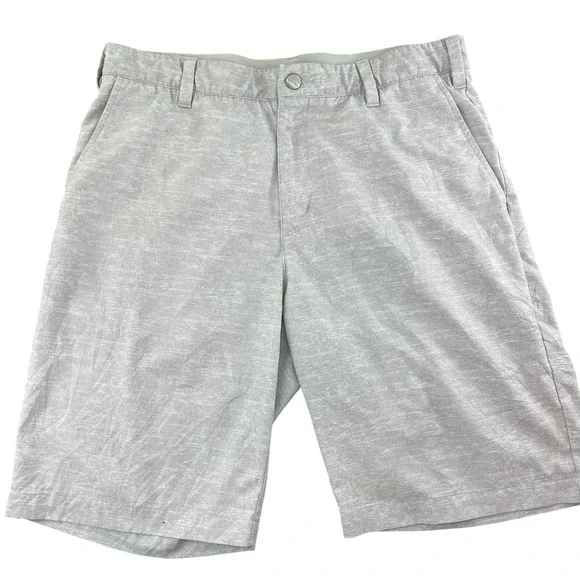 Adidas Golf Shorts Mens‎ 32 Grey Space Dye Performance Activewear Preppy Comfort