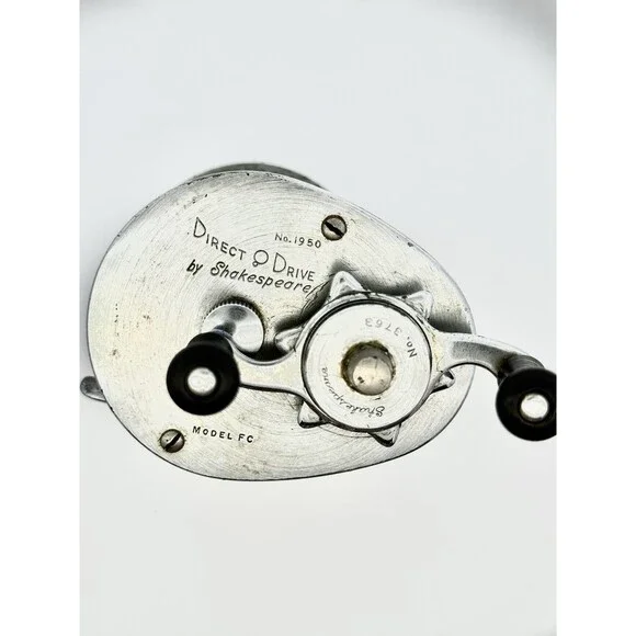 Vintage Shakespeare Direct Drive Model FC No. 1950 Made In USA Fishing Reel