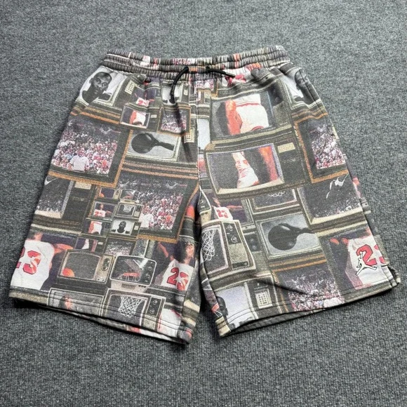 Michael Jordan Jordan Brand Shorts Kids XL Multi Color TV Graphic Print