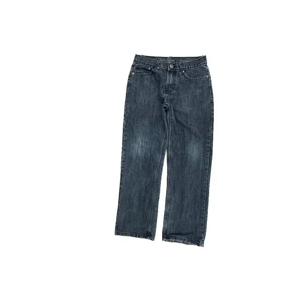 Calvin Klein Slim‎ Straight Boy's size 12 Dark Wash Blue Denim Jeans