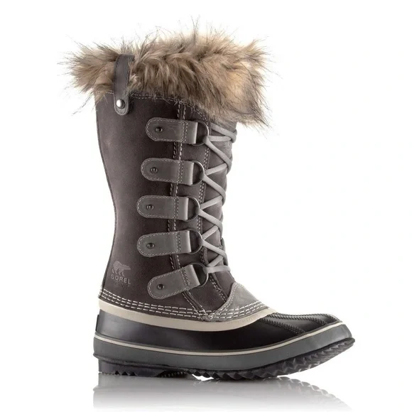 SOREL Joan of Arctic Suede Winter Snow Boots in Quarry Grey 6