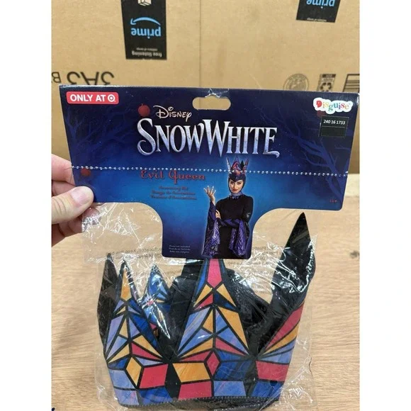 Disguise Snow White Evil Queen Accessory Kit Headpiece Necklace Arm Sleeves