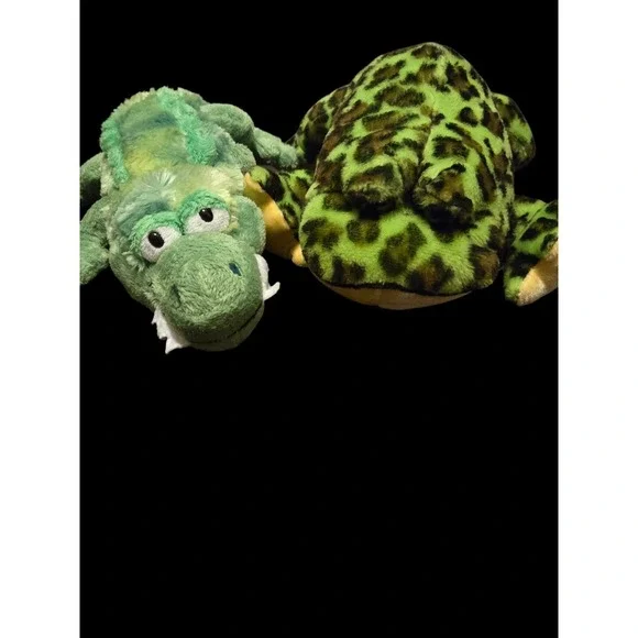 GANZ Webkinz HM 215‎ Crocodile & HM 114 Bullfrog No Code