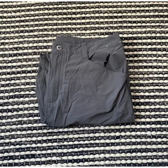🌿Patagonia Mens Gray Cargo Outdoor Hiking Nylon Lightweight Adjustable Waist 38