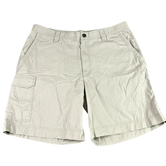 Columbia 38 (37x9) Tan Khaki Cargo Shorts‎ Hiking Outdoor Summer Casual Grunge