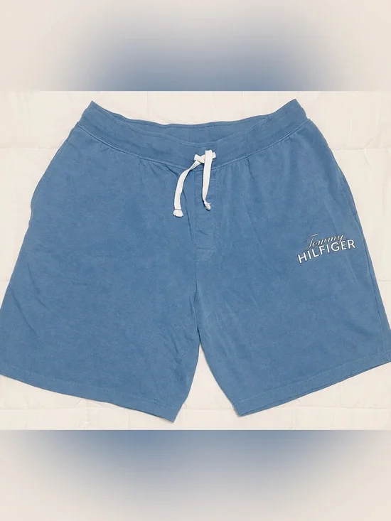 Tommy Hilfiger Light Blue Athletic Drawstring Shorts! Large! 🩵💙