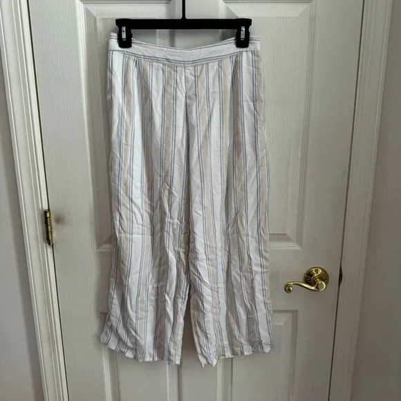 Abercrombie‎ kids pull on striped wide leg pants