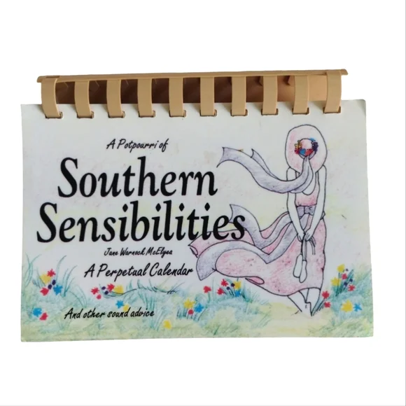 Perpetual Calendar 90s Southern Sensibilities 90s Vintage ISBN 0961562277