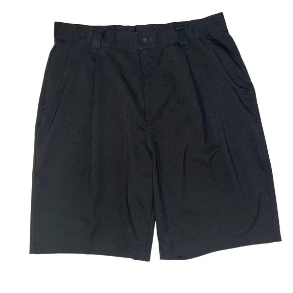 Under Armour Mens Black Performance Golf Shorts Size 34 Flat Front Athletic‎