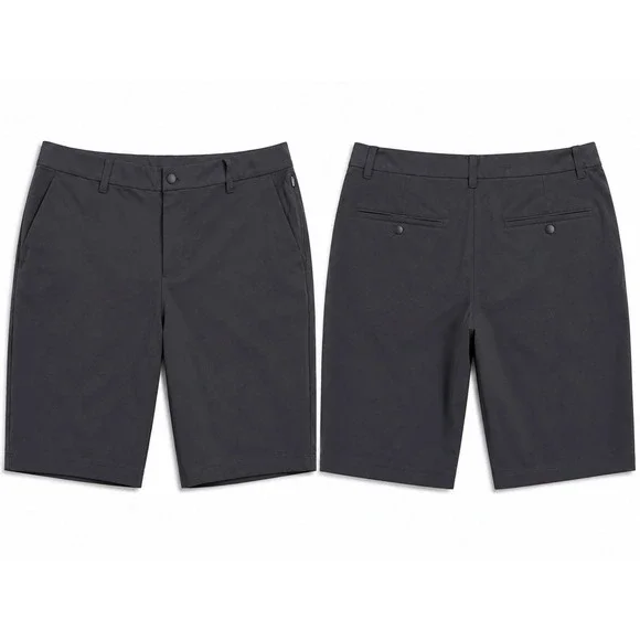 Lululemon Commission Short 9 Classic Black Mens Size 36 LM7BMIS Golf Commuter