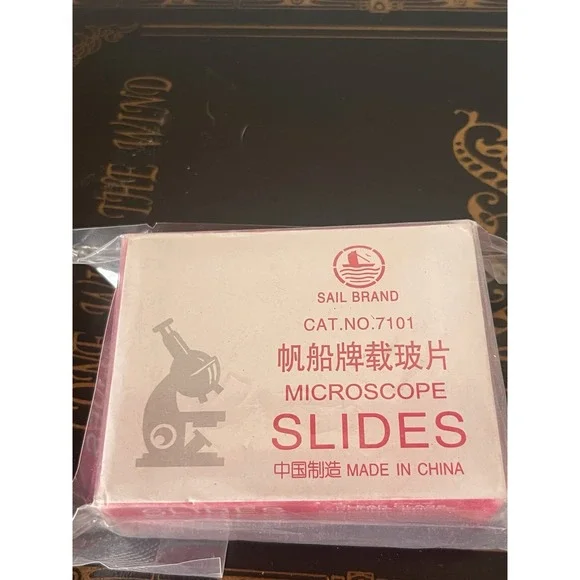 Microscope‎ Slides Clear Glass Round Edges (50 Ct.)