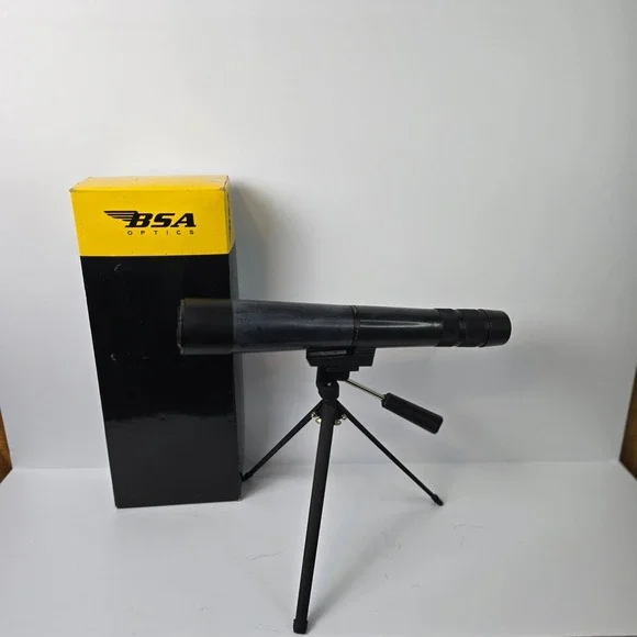 BSA Optics 15-45x50mm Deerhunter Spotting Scope with Tripod‎ and Original Box