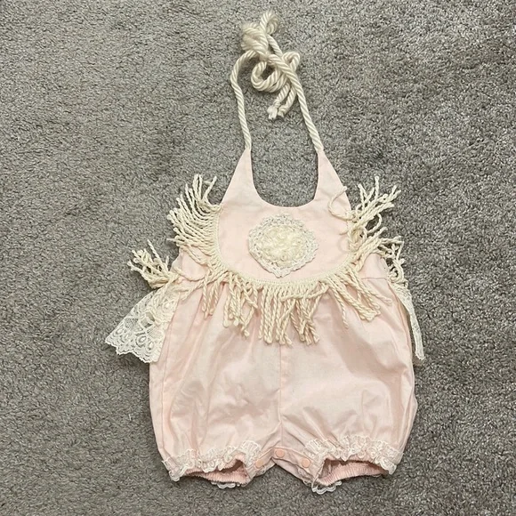 Frilly Frocks Baby Girl Romper Boho Size 12 months