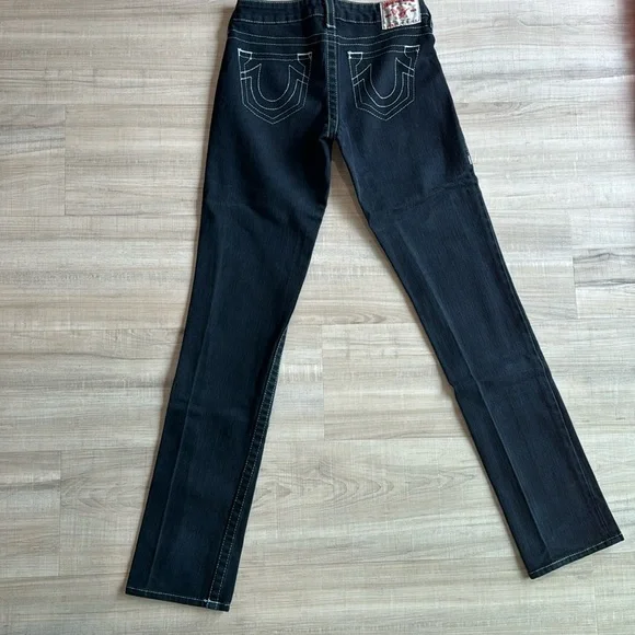 True religion Junior Girls Petite girls Women’s Straight Leg Jeans pants sz 14