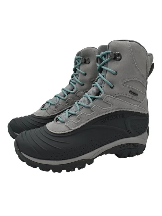 Merrell Womens 8.5 Thermo Frosty Tall Shell WP Insulated Paloma Suede Snow Boots
