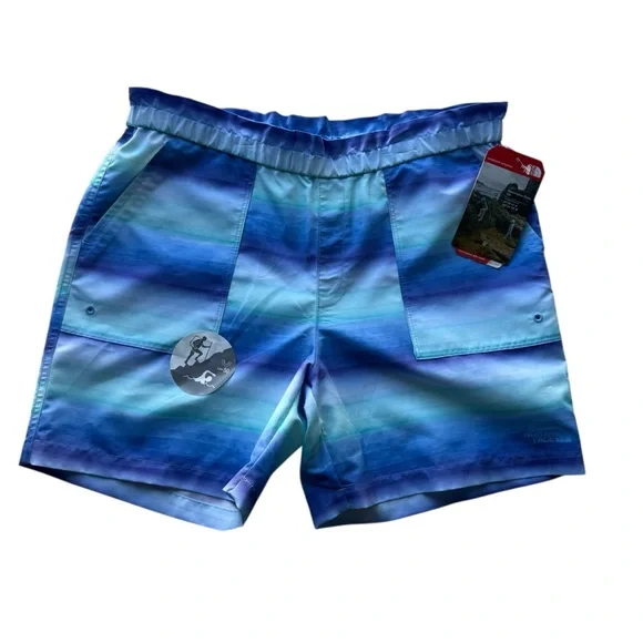 The North Face Hike Water Shorts Mountain Culture Purple Blue Girls Size XL 18