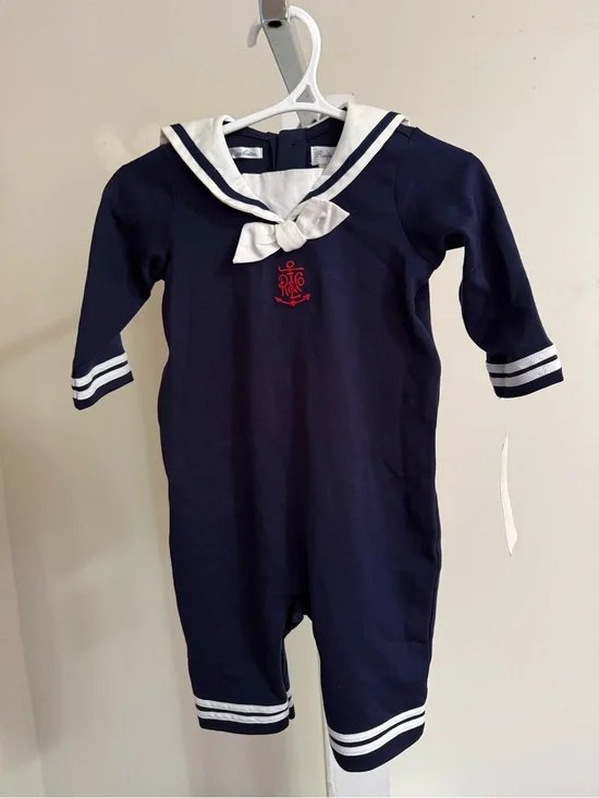 NWT Ralph Lauren Sailor Romper