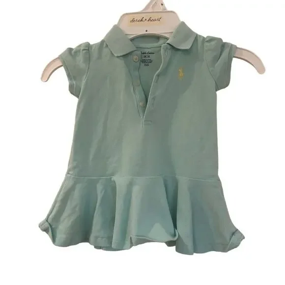 Ralph Lauren Blue Dress sz 3 m baby girl dress Ralph Lauren Polo Dress