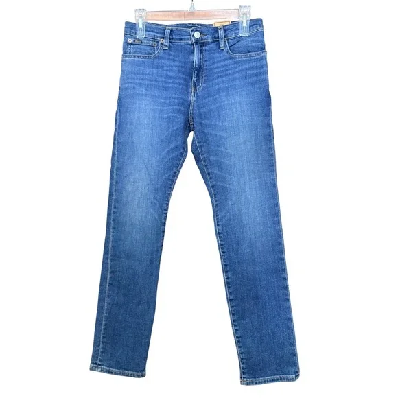 NWT Polo Ralph Lauren Boys Straight Leg The Sullivan Slim Jeans 16 Medium Wash‎