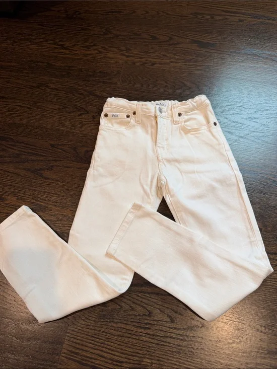 Ralph Lauren White Denim Jeans kids 6