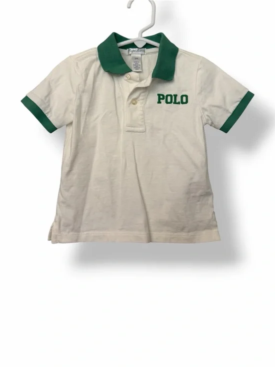 Ralph Lauren Polo Shirt White‎ & Green