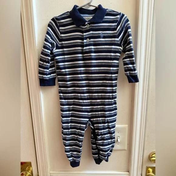 Ralph Lauren Long Sleeve Polo Romper