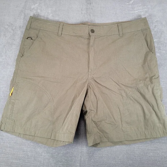 Orvis Mens Hiking‎ Utility Shorts Green Olive Size 42 Performance Outdoor Cargo