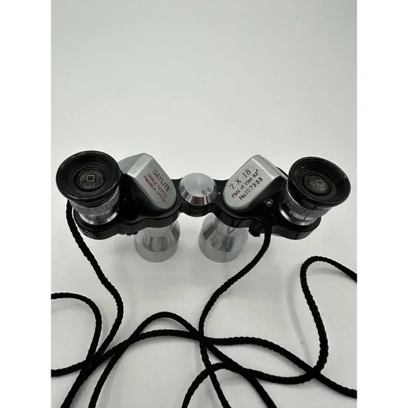 Vintage Daylite 7×18 Compact Binoculars – Small Field Optics, Clean Lenses